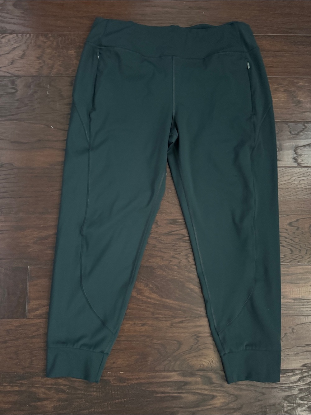 Athleta Rainer Emerald Green High-Rise Track Joggers - Picture 4 of 7